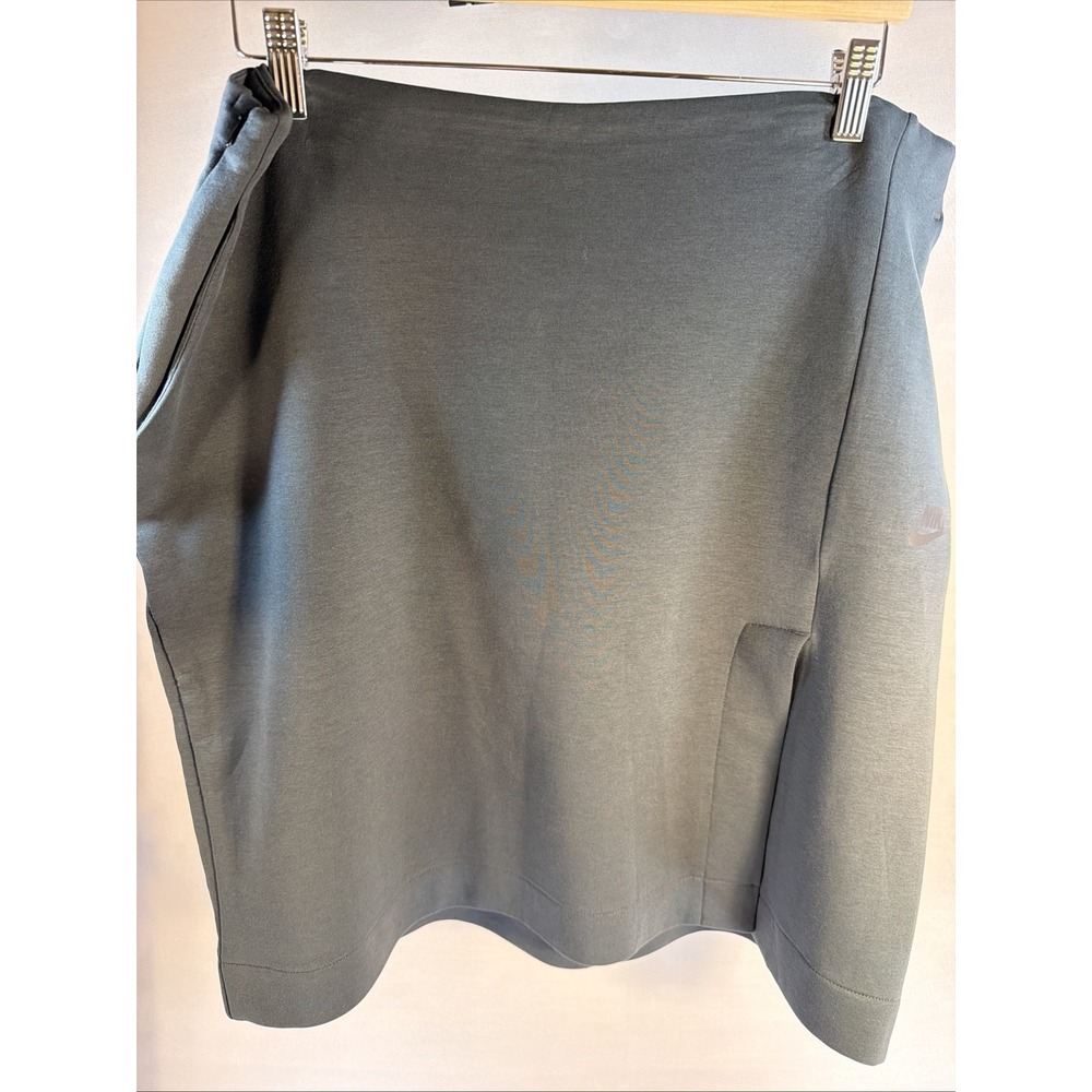 Nike Sportswear Cotton Blend Wrap Skirt Women's Slate Green Midi Mini Pocket XL
